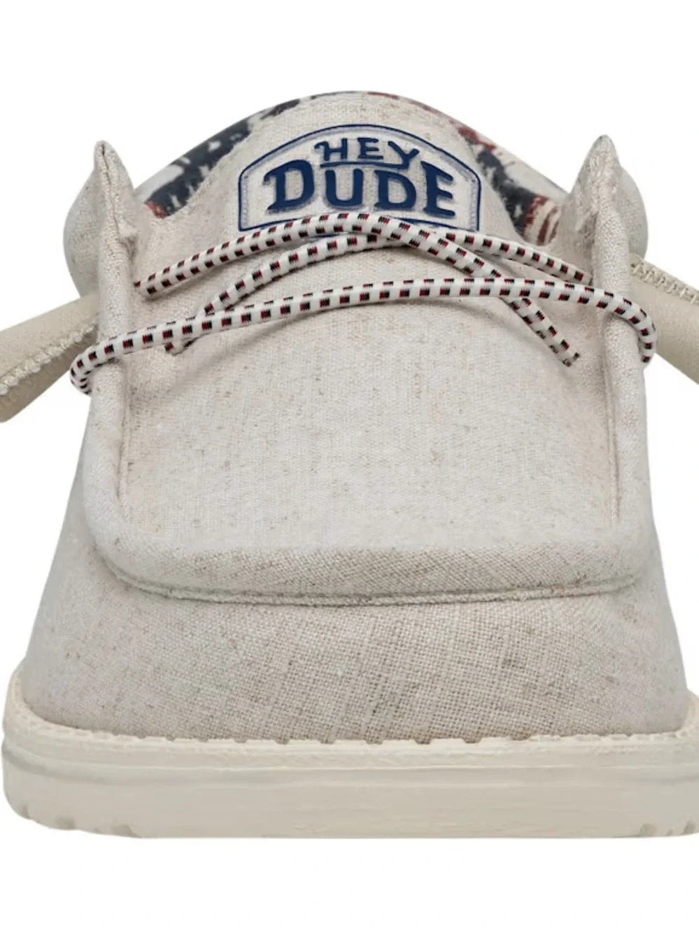 Hey Dude American Wally Slip-On Loafers in Off-White